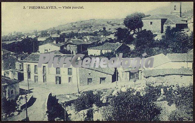 Vista parcial de piedralaves (ávila)