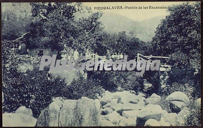 Pontón de las escanales de piedralaves (ávila)