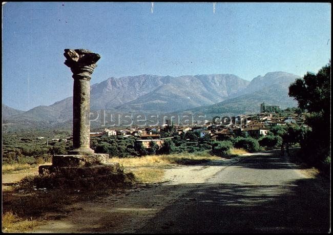 Vista parcial de san esteban del valle (ávila)