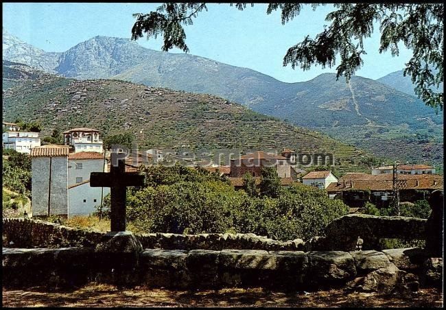 Vista panorámica de villarejo del valle (ávila)