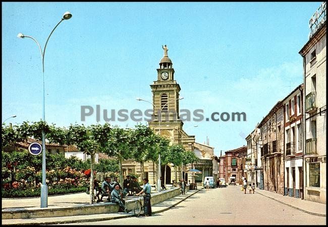 Plaza de españa en melgar de fernamental (burgos)