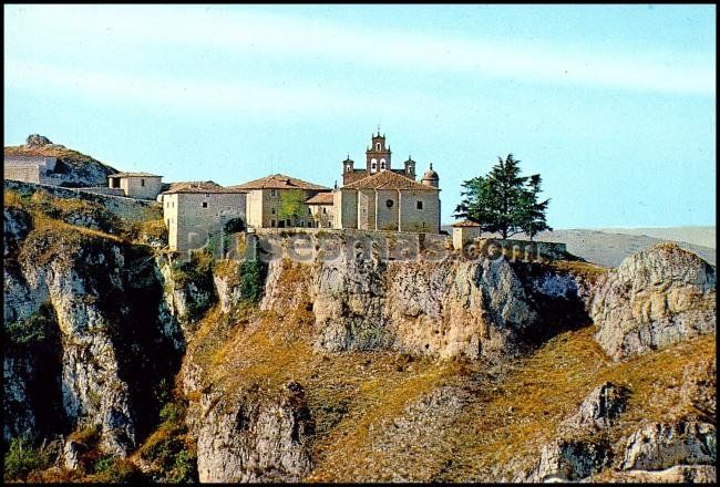 Vista general del santuario de santa casilda (burgos)