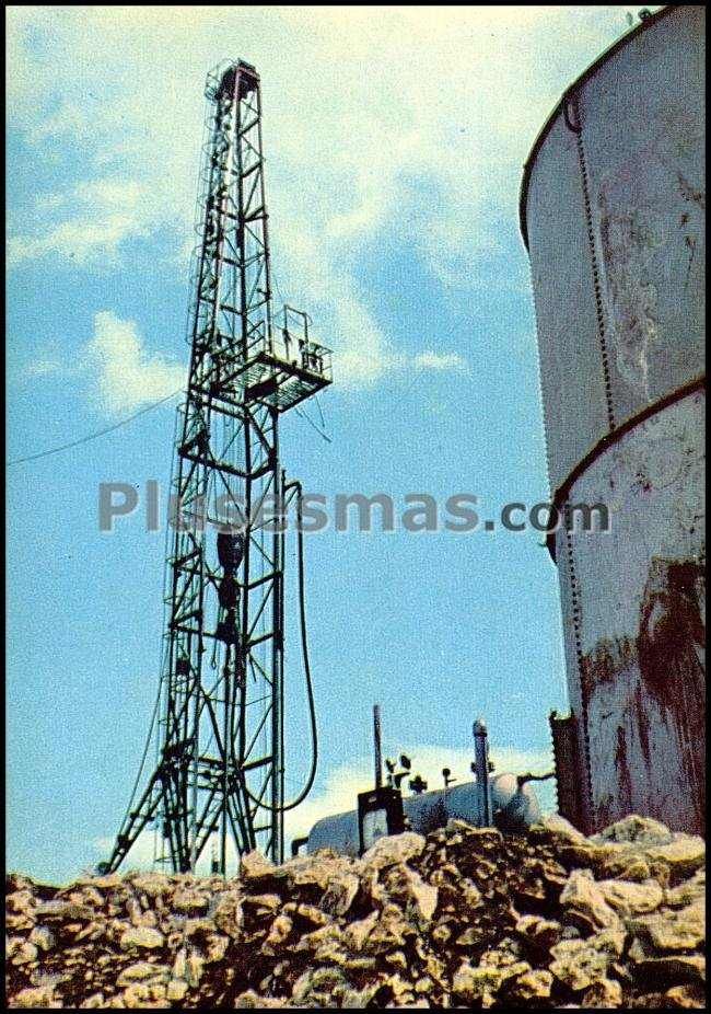 Pozo petrolífero en la lora (burgos)
