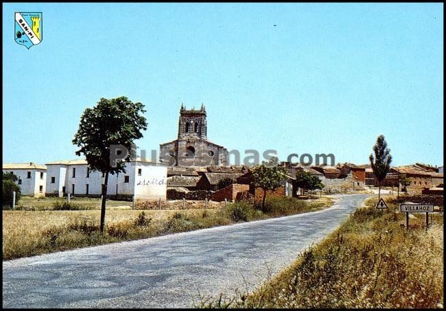 Vista parcial de villahoz (burgos)