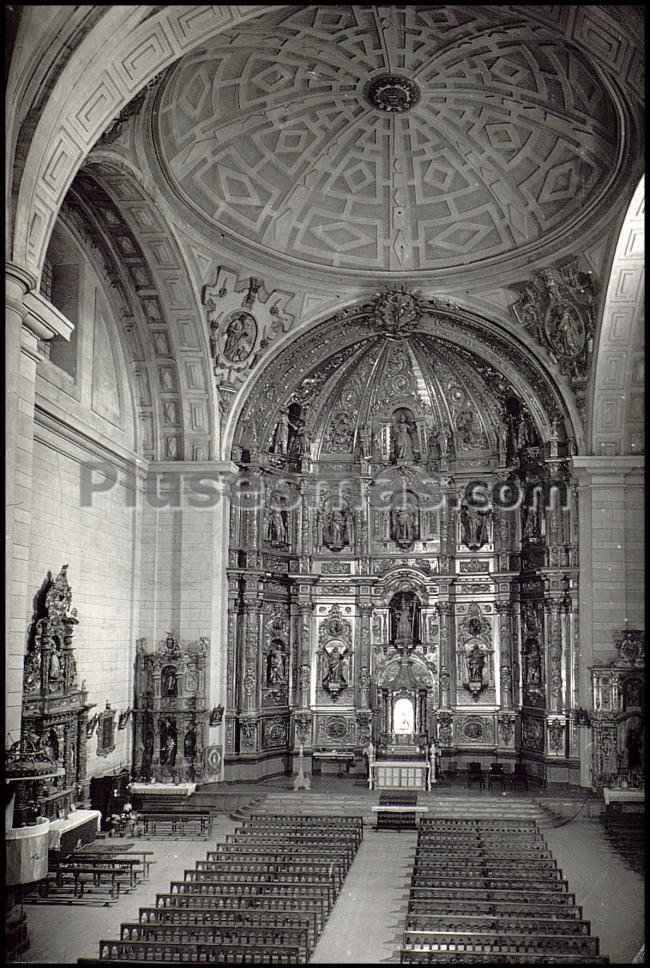 Interior de la iglesia de san pedro en amusco (palencia)