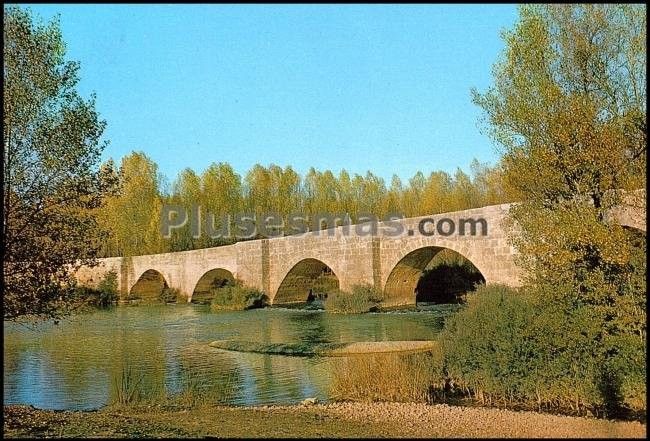 Puente río pisuerga en astudillo (palencia)