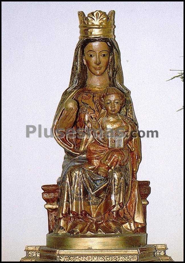Imagen de nuestra señora de lebanza de la abadía de lebanza (palencia)