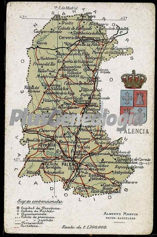 Mapa de palencia