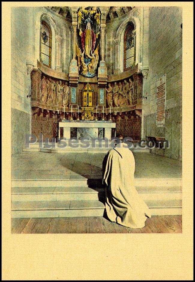 Altar mayor de la abadía cisterciense san isidro de dueñas (palencia)