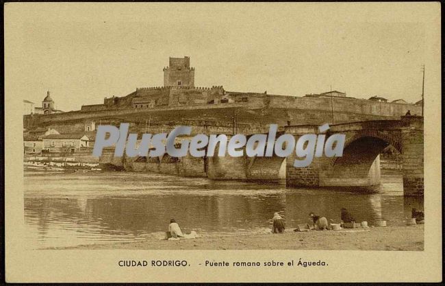 Puente romano sobre el águeda de ciudad rodrigo (salamanca)