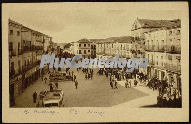 Plaza mayor de ciudad rodrigo (salamanca)