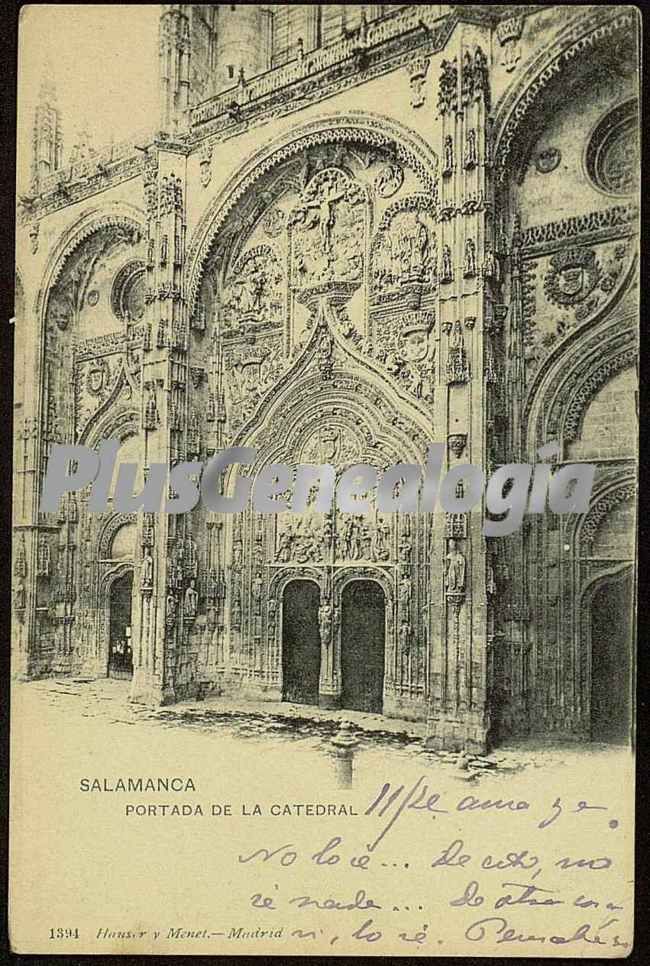 Portada de la catedral de salamanca