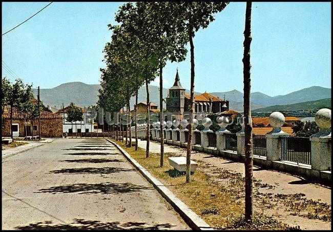 Paseo de josé antonio en el espinar (segovia)