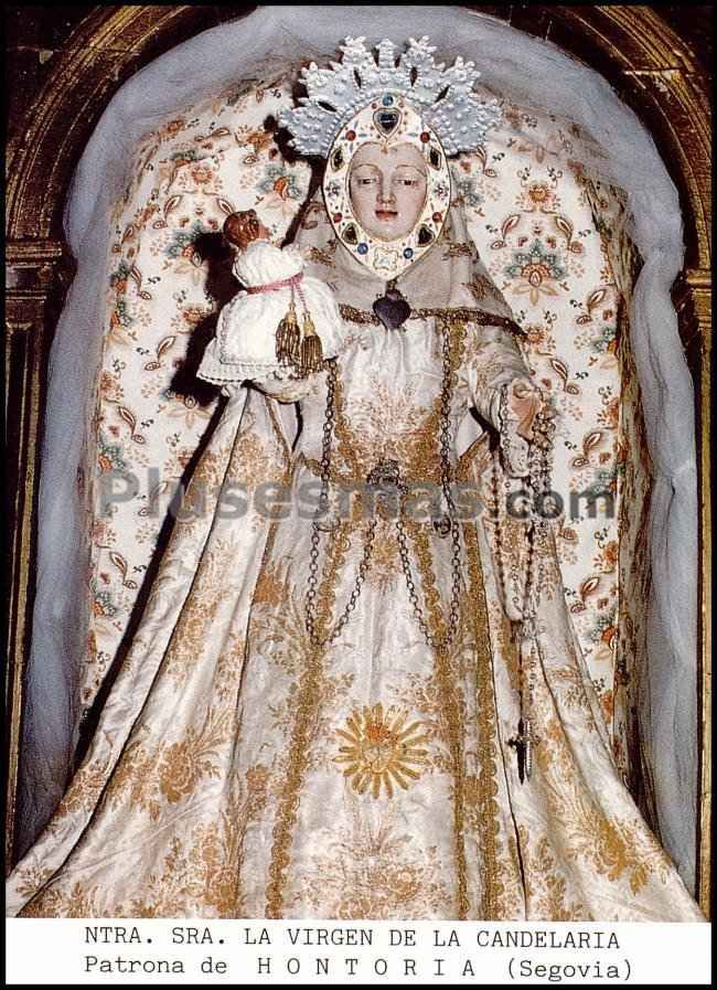 Nuestra señora la virgen de la candelaria, patrona de hontoria (segovia)