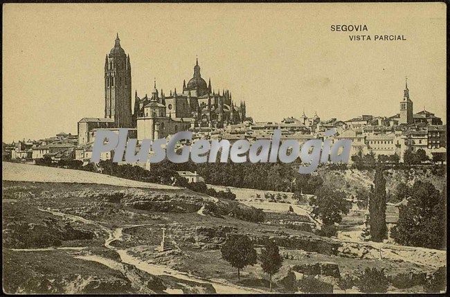 Vista parcial de segovia