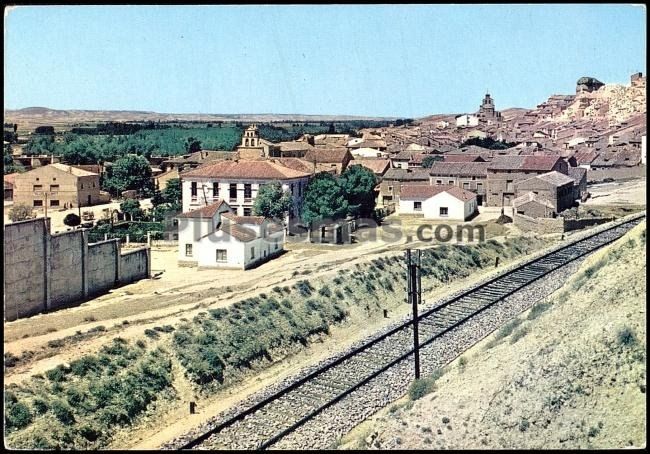 Vista parcial de san esteban de gormaz (soria)