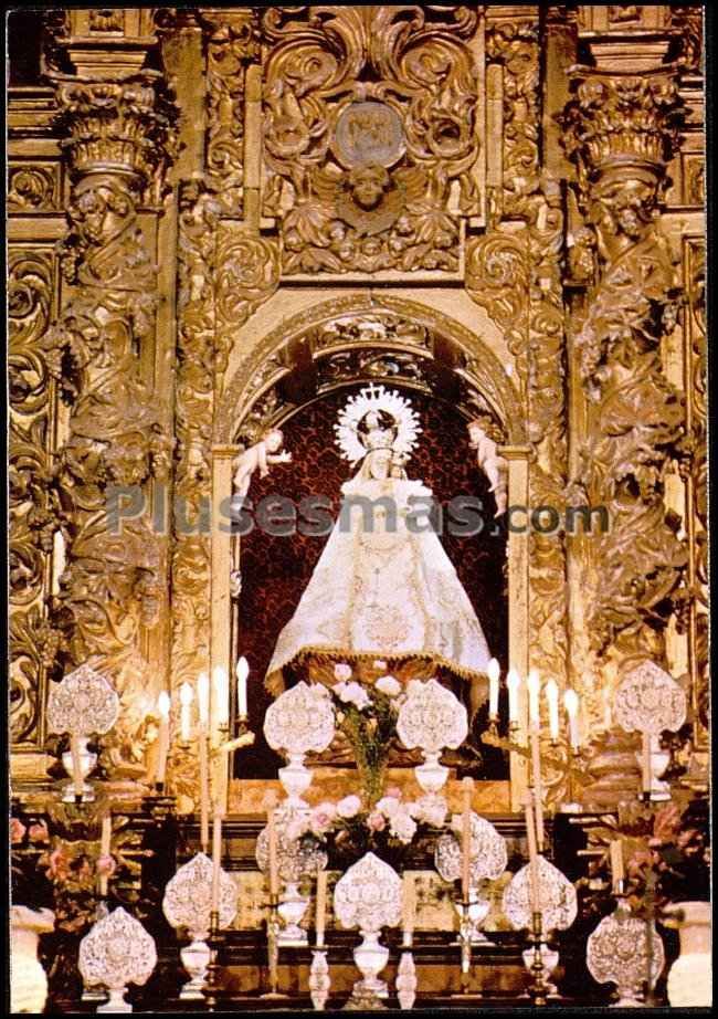 Retablo principal de la ermita de nuestra señora del villar en laguna de duero (valladolid)