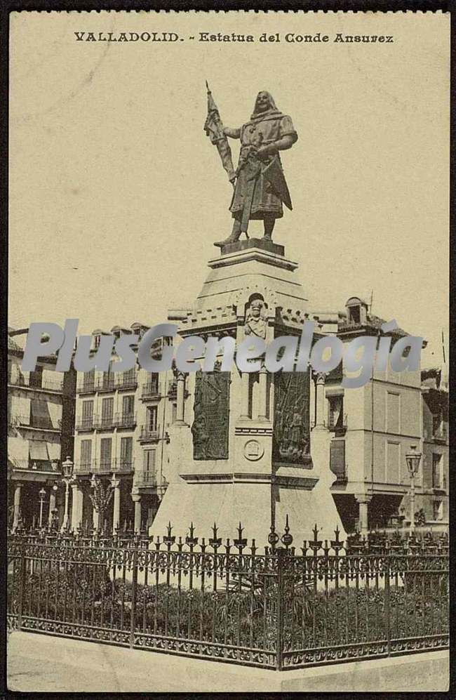 Estatua del conde ansurez de valladolid