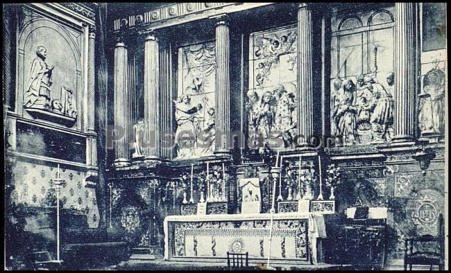 Retablo de la iglesia de san luis en villagarcía de campos (valladolid)