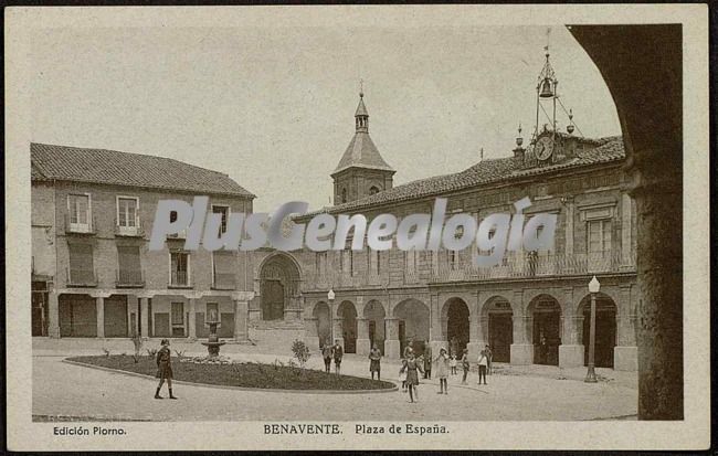 Plaza de españa de benavente (zamora)
