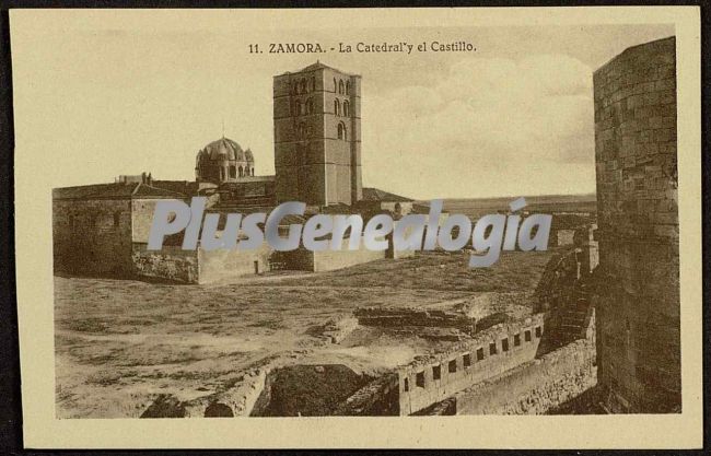 La catedral y el castillo de zamora