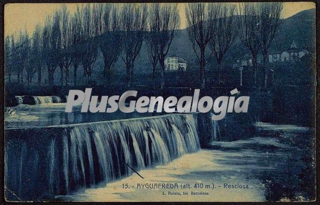 Resclosa de Ayguafreda (Barcelona)