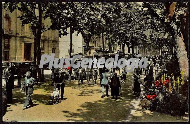 Gente por las Calles de Barcelona