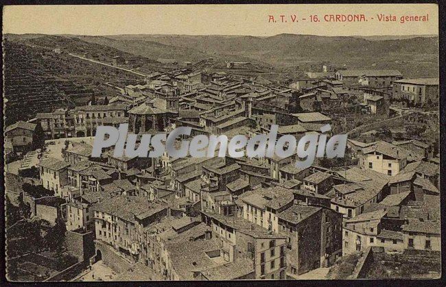 Vista general de Cardona (Barcelona)