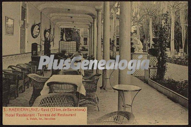 Terrasa del Restaurant del Hotel Restaurant de Gavá (Barcelona)