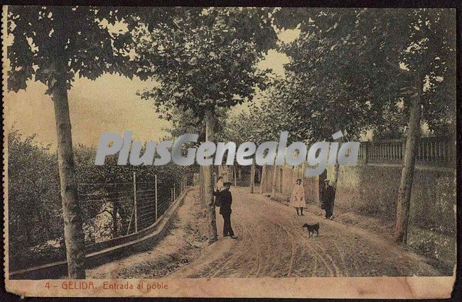 Entrada el Poble de Gelida (Barcelona)