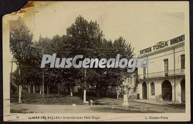 Avenida Juan mas - Bagá de Llinas de Vallés (Barcelona)