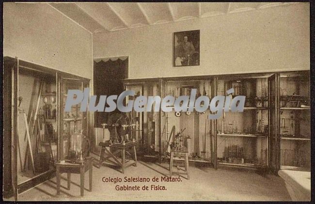 Gabinete de Física del Colegio Salesiano de Mataró (Barcelona)