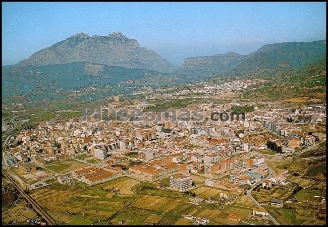 Vista general aérea de Olesa de Montserrat en Barcelona