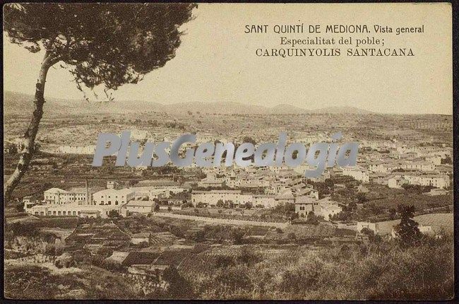 Vista general de Sant Quintí de Mediona (Barcelona)