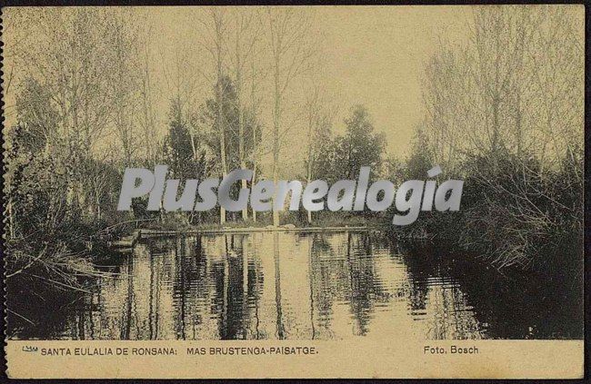 Paisatge mas brustenga de Santa Eulalia de Ronsana (Barcelona)