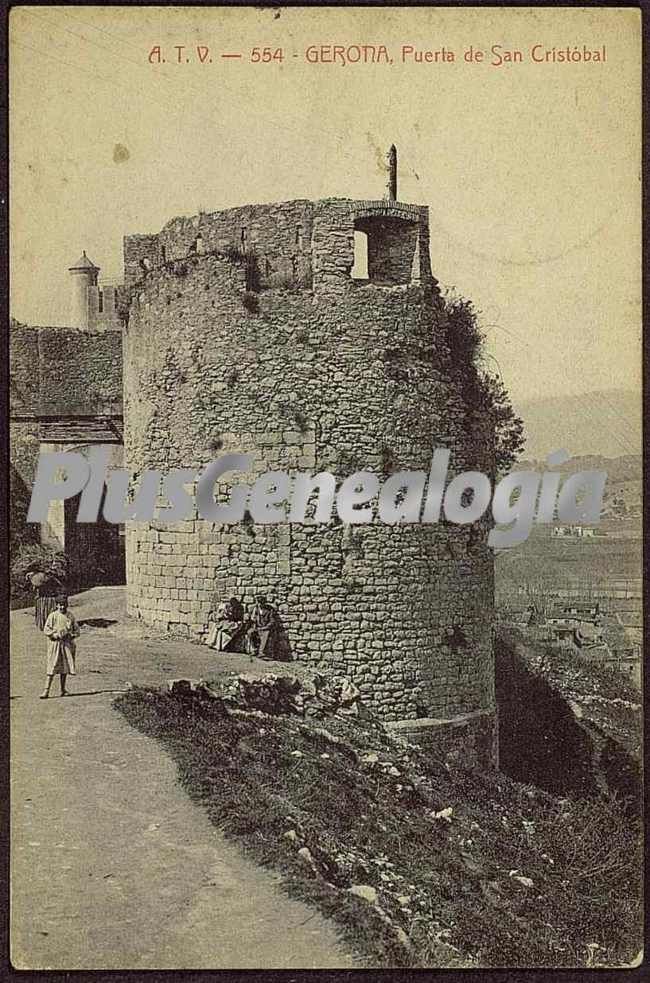 Puerta de san cristóbal de girona