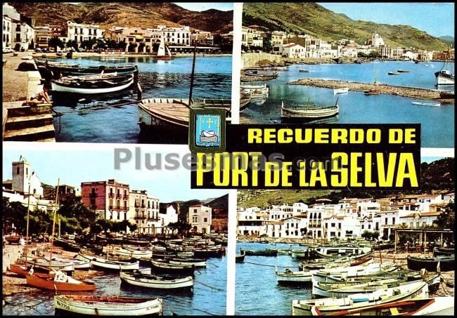Embarcadero y playa de port de la selva (gerona)