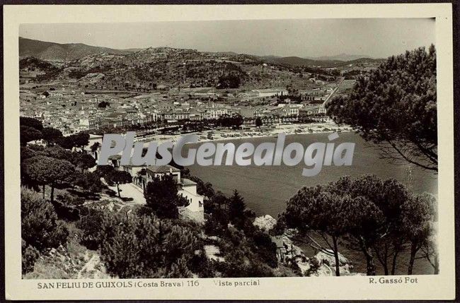 Vista parcial de san feliu de guixols (girona)