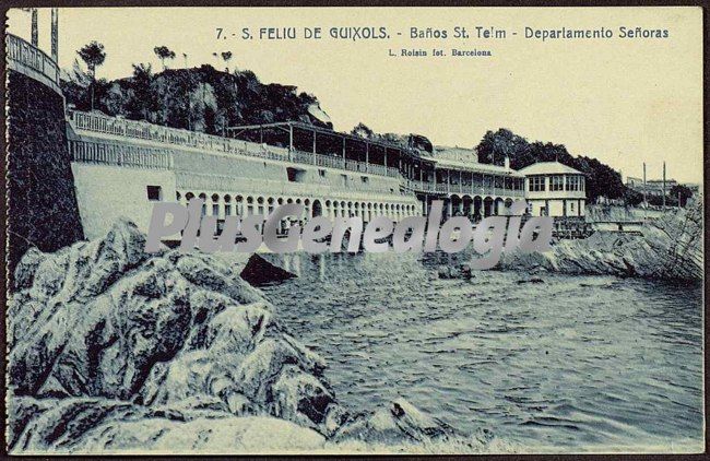 Departamento de señoras de los baños de st. telm de san feliu de guixols (girona)