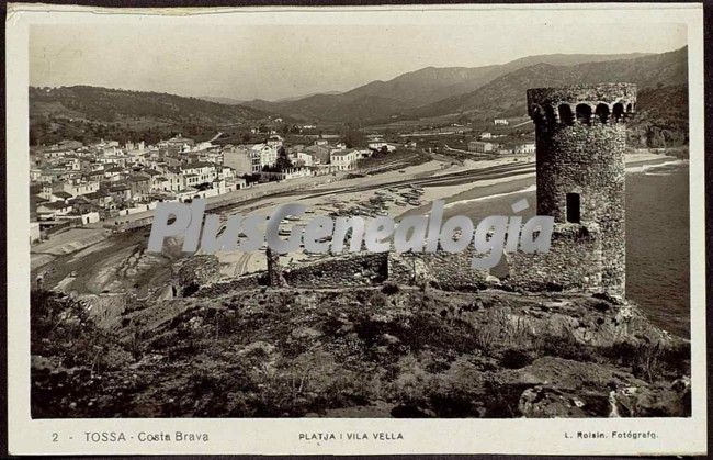 Platja i vila vella de tossa de mar (girona)