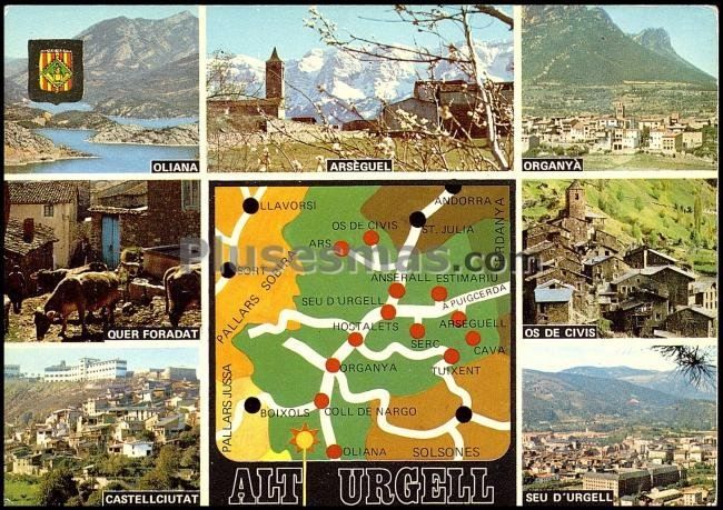 Diversos aspectos de alto urgel (lleida)