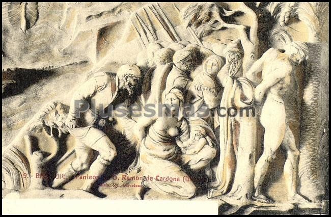 Panteón de d. ramón de cardona en bellpuig (lérida)