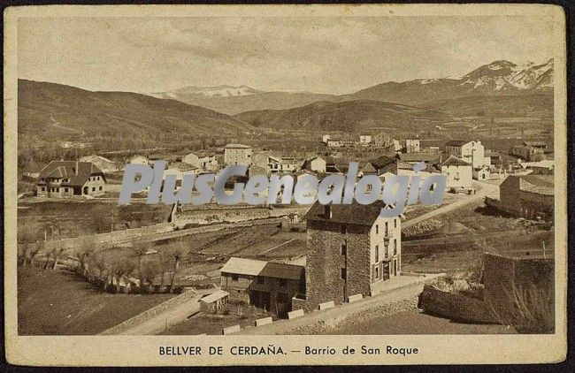Barrio de san roque de bellever de cerdana (lleida)