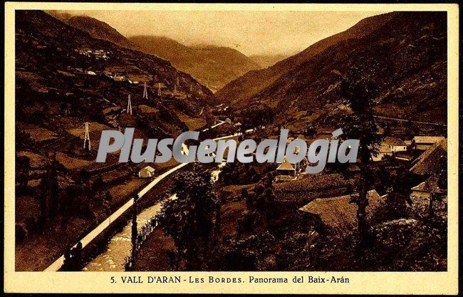 Panorama del baix-arán en les bordes (lleida)