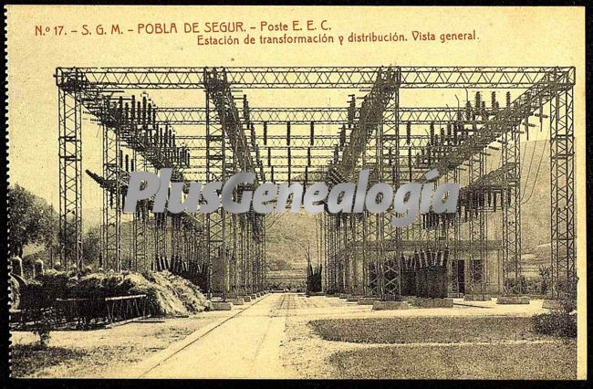 Estación de transformación y distribución de pobla de segur (lleida)