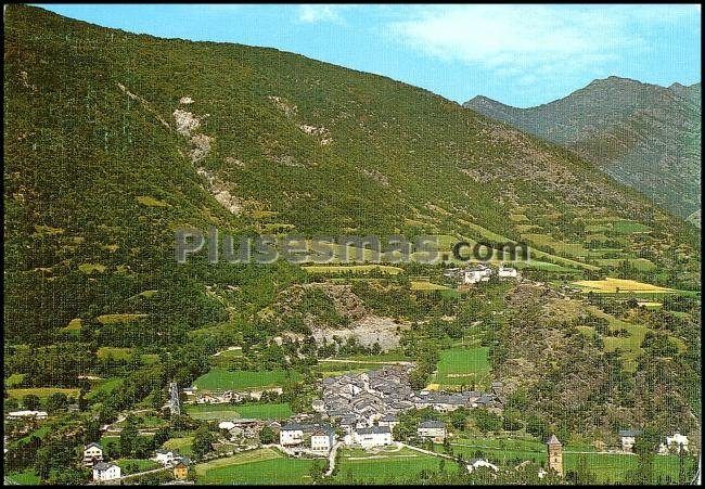 Vista general de ribera de cardós (pirineo catalán) en lérida