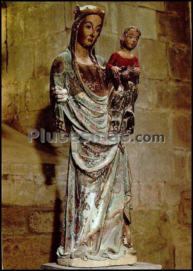 Virgen del coro en el monasterio de santa maria de vallbona de les monjes (lleida)