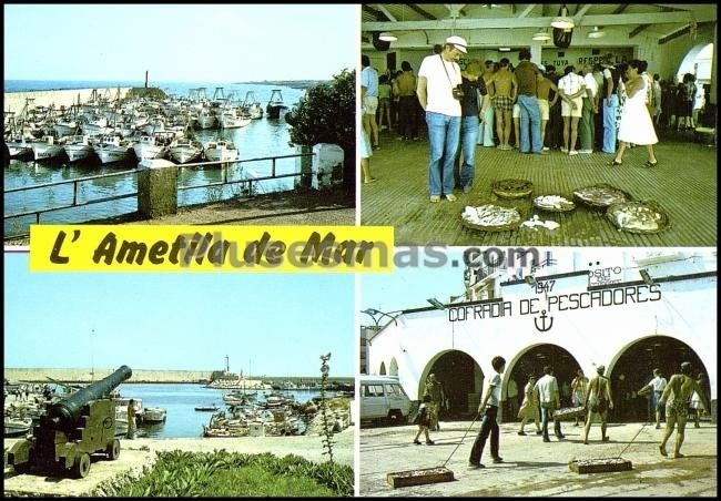 Vista parcial de l´ametlla de mar (tarragona)