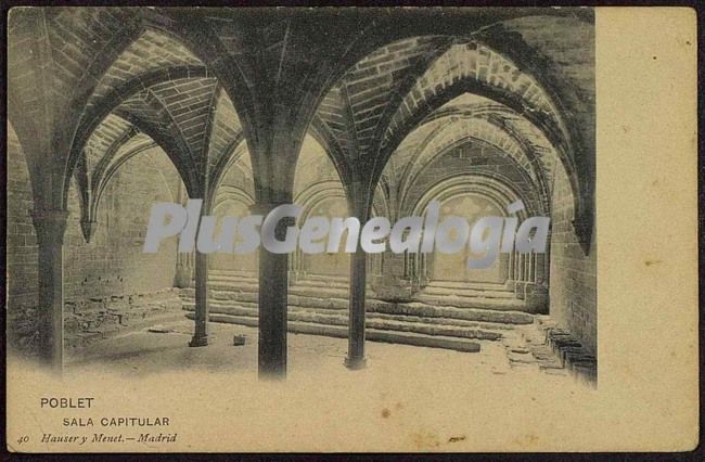 Sala capitular de poblet (tarragona)