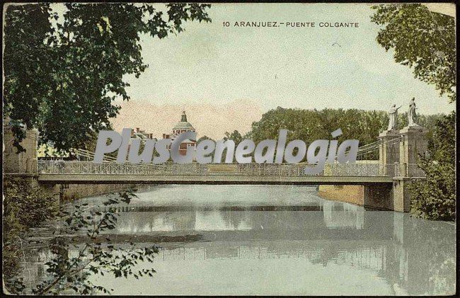 Puente Colgante en Aranjuez (Madrid)